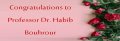 Congratulations to Professor Dr. Habib Bouhrour